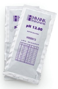 HANNA HI50013-02 pH 13.00 -  25oC Technical Calibration Buffer Sachets, (25 x 20mL)