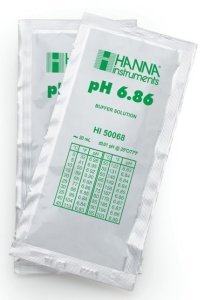 HANNA HI50068-02 pH 6.86 -  25oC Technical Calibration Buffer Sachets, (25 x 20mL)