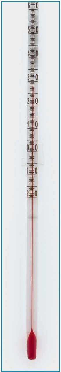 İsolab termometre - baget tipi - alkollü (10 adet)