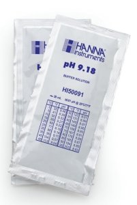 HANNA HI50091-02 pH 9.18 -  25oC Technical Calibration Buffer Sachets, (25 x 20mL)