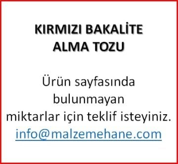 Kırmızı Bakalite Alma Tozu