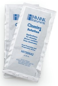 HANNA HI700642P Cleaning Solution for Cheese Deposits (Food Industry), (25) 20 mL sachets