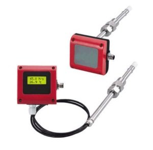 Daldırma Termal Kütle Debimetre (Hız - Debi ölçer) Göstergeli + 5metre kablolu 60 m/saniye