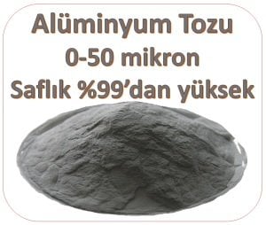 ALÜMİNYUM TOZU 0-50 mikron %99