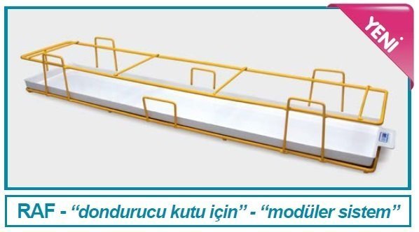 İsolab W dondurucu rafı - çelik tel - yatık model - 2 ml cryo kutu için - beyaz (1 adet)