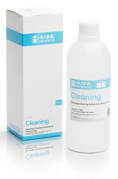 HANNA HI7061L Cleaning Solution for General Purpose, 500 mL bottle