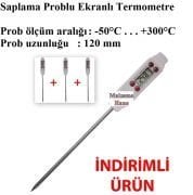 Ekranlı Problu Termometre KGB 150 (3 adet)