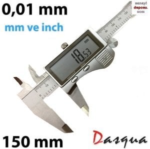 Dasqua 2111-150 Geniş Ekranlı Kumpas 0-150 mm