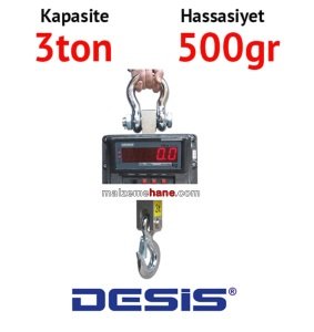 Desis TM 3 - 3 Ton Kapasiteli Vinç Kantarı