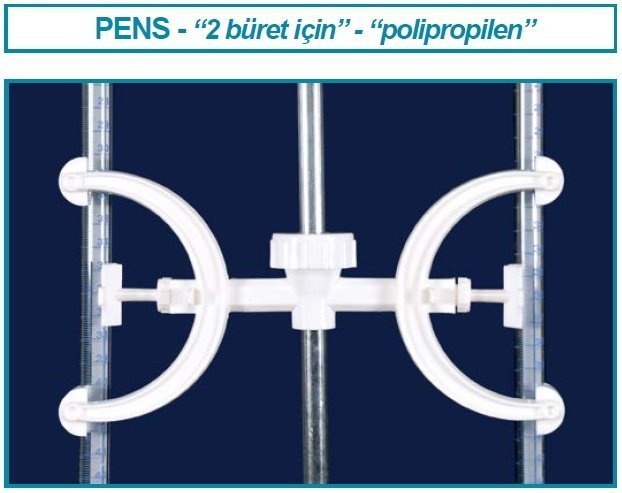 İsolab büret pensi - P.P - iki büret için (1 adet)