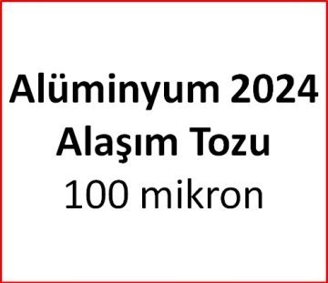 Alüminyum 2024 Alaşım Tozu
