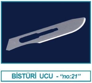 İsolab bistüri ucu - no:21 (100 adet)