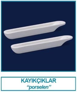 İsolab kayıkçık - porselen - 85 x 13 x 8 mm (10 adet)