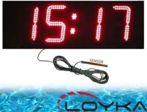 Loyka 20 CM - Büyük Ekranlı Havuz Suyu Sıcaklığı Ölçer