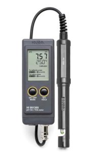 HANNA HI991300 Taşınabilir (Düşük Aralık) Su Geçirmez pH / EC / TDS Metre