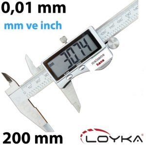 Loyka KMP 5520 Geniş Ekranlı Kumpas 0-200 mm