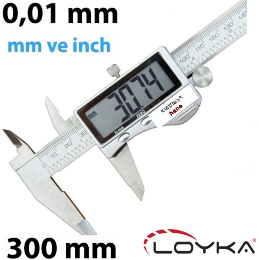 Loyka KMP 5530 Geniş Ekranlı Kumpas 0-300 mm