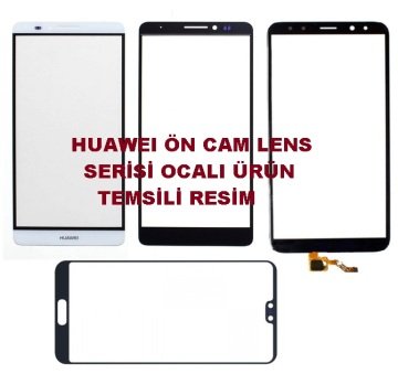 Huawei P-Smart Ocalı Ön Cam Lens Siyah