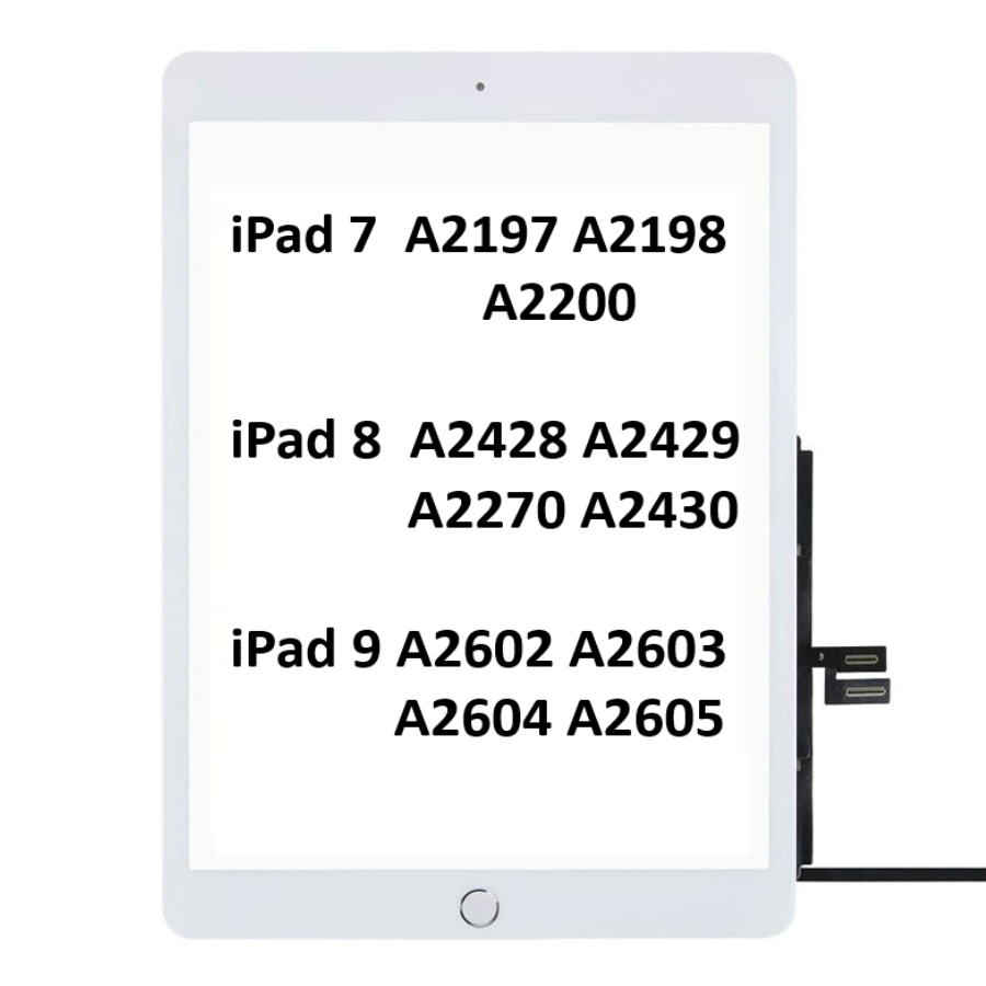 Apple iPad 7.Nesil A2197 A2198 A2200 Dokunmatik Tuşlu BEYAZ