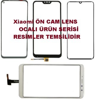 Xiaomi Redmi 9 Ocalı Ön Cam Lens Siyah