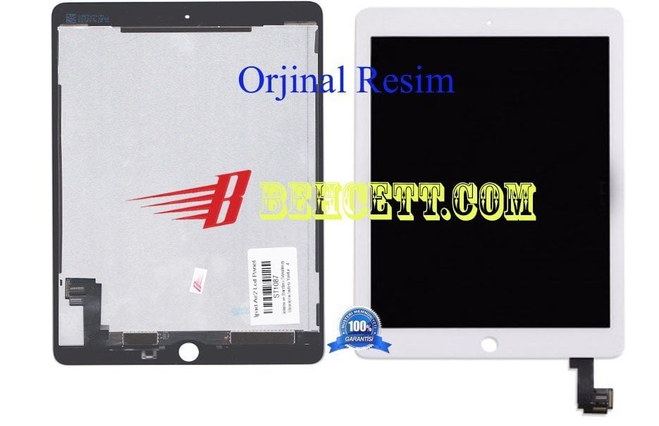 ipad Air 2 A1567 Lcd Ekran  Dokunmatik Takım Beyaz