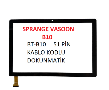 Sprange Vasoun B10-TB Tablet Dokunmatik Siyah