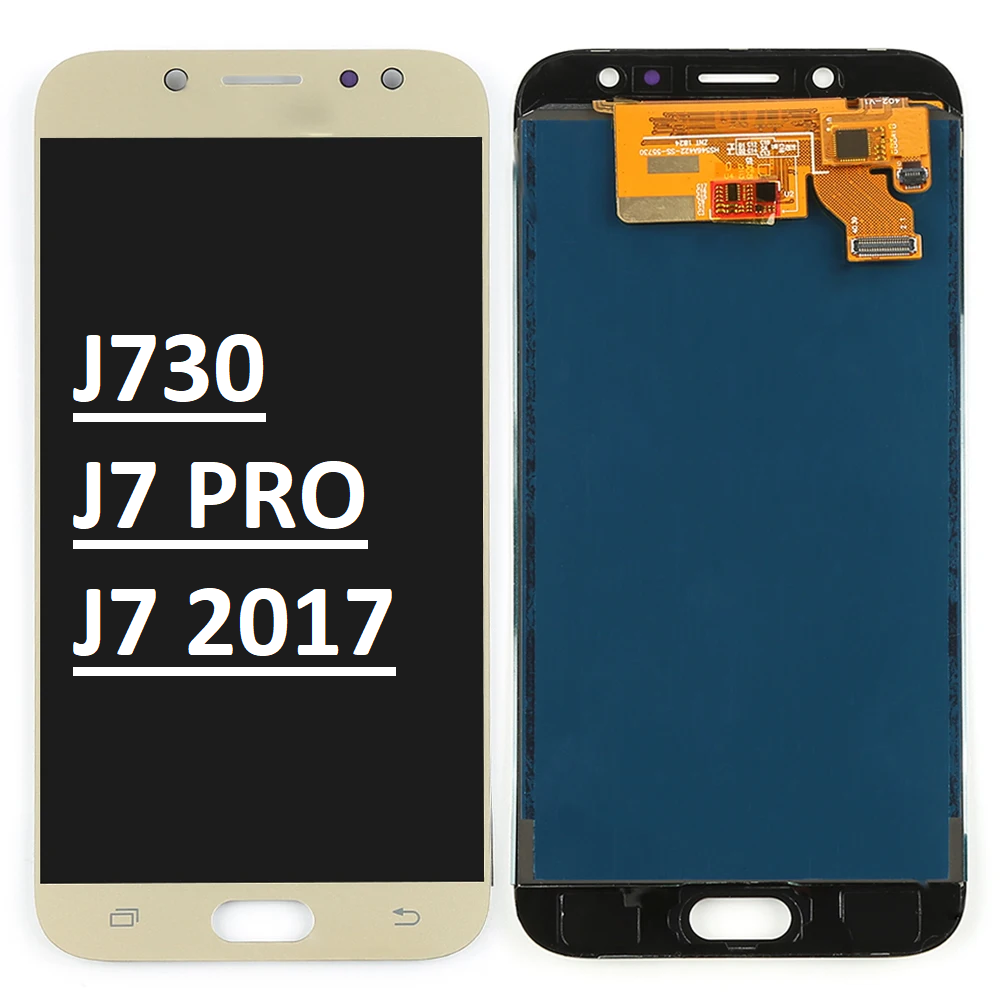 Samsung Galaxy J7 Pro J730 J730F Lcd Ekran Dokunmatik GOLD