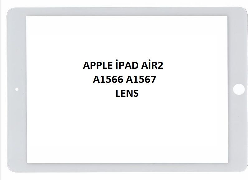 İpad Air 2 A1566 A1567 Lens Beyaz