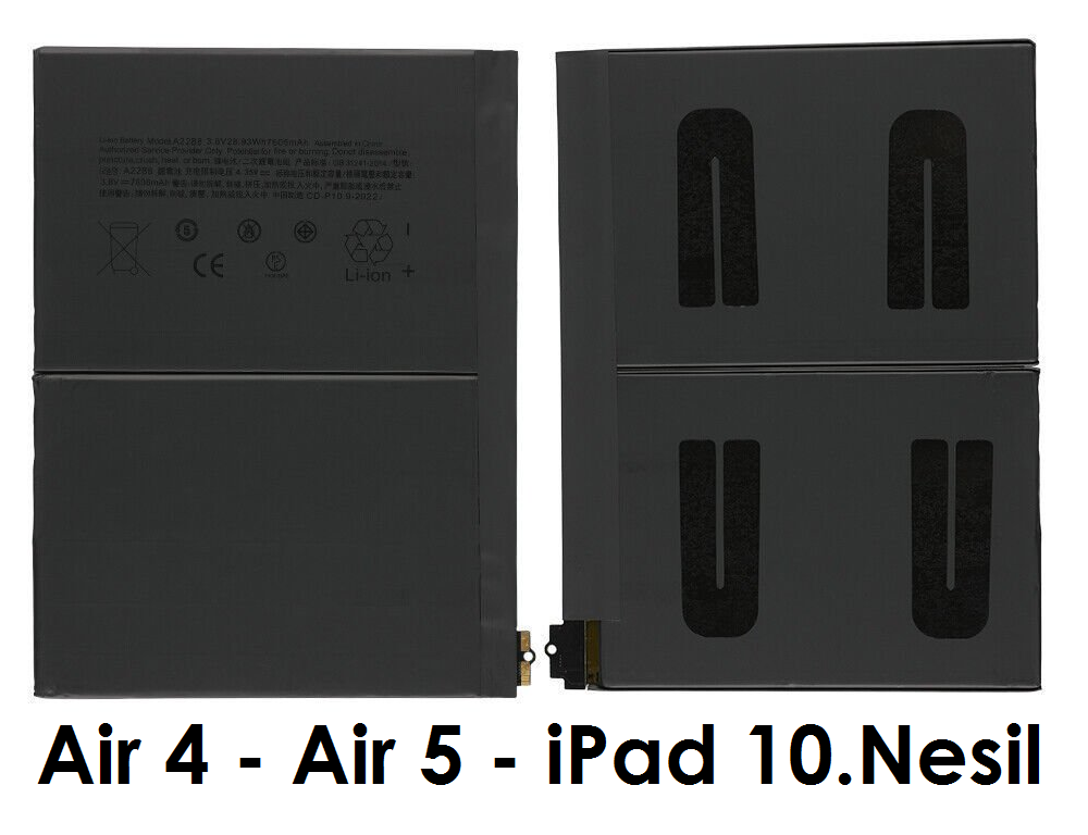 Apple iPad Air 5 A2588 A2589 A2591 Pil Batarya