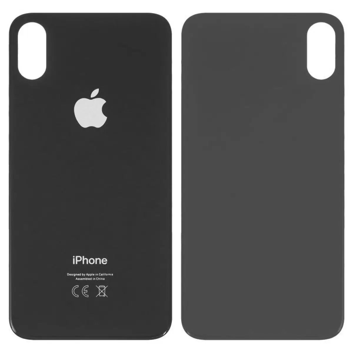 Apple iPhone X Uyumlu Arka Kapak Siyah