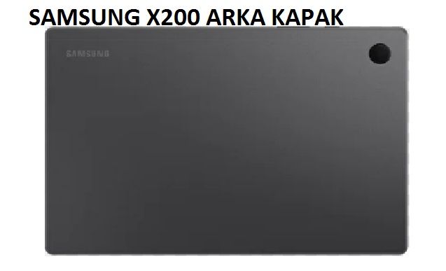 Samsung Galaxy Tab A8 SM-X200 X205 X207 Arka Kasa Kapak SİYAH
