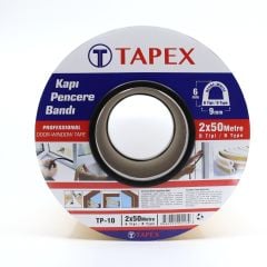 PENCERE KAPI BANDI 2x50MT D TİPİ KAUÇUK