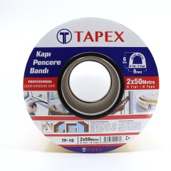 PENCERE KAPI BANDI 2x50MT D TİPİ KAUÇUK