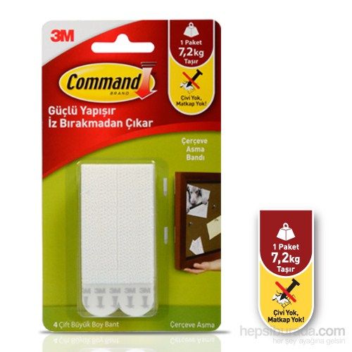 3M COMMAND BÜYÜK BOY CIRT CIRT BANT 17206