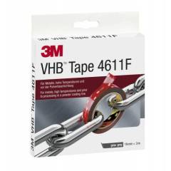 3M VHB 4611F Çift Taraflı Akrilik Bant 19mmx3m gri renk