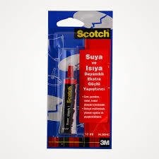 3M Scotch Suya, Isıya Dayanıklı Yapıştırıcı 10ml N:3004C