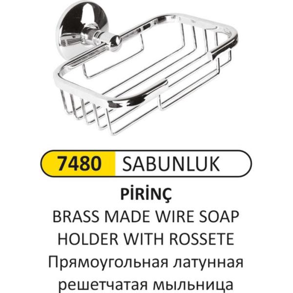 LÜKS PİRİNÇ SABUNLUK