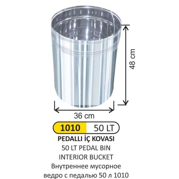 50 LT Pedallı İÇ KOVASI