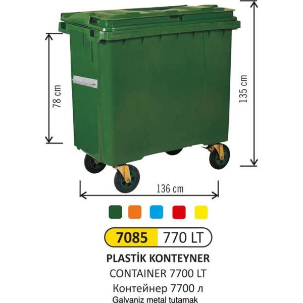 PLASTİK ÇÖP KONTEYNERİ