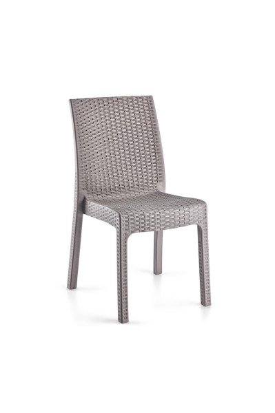 HOLIDAY DELUXE RATTAN SANDALYE ÇÖL GRİ