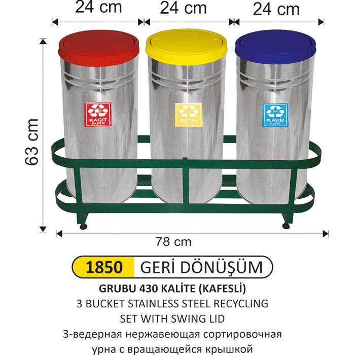 430 KALİTE PASLANMAZ GERİ DÖNÜŞÜM SETİ