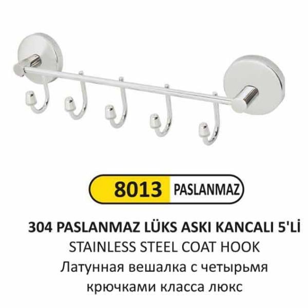 PASLANMAZ ASKILIK 5'Lİ (304 KALİTE)