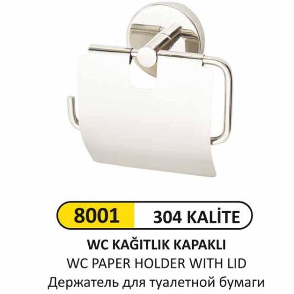 WC KAĞITLIK KAPAKLI (304 KALİTE)