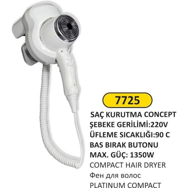 1350w OTEL TİPİ SAÇ KURUTMA MAKİNESİ