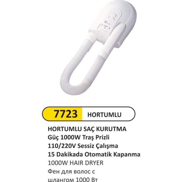 1000w HORTUMLU SAÇ KURUTMA MAKİNESİ