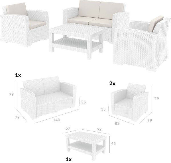 MONACO LOUNGE SET