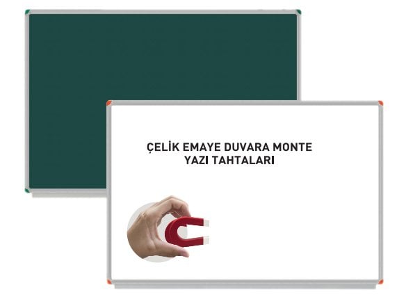 ÇELİK EMAYE DUVARA MONTE YAZI TAHTASI