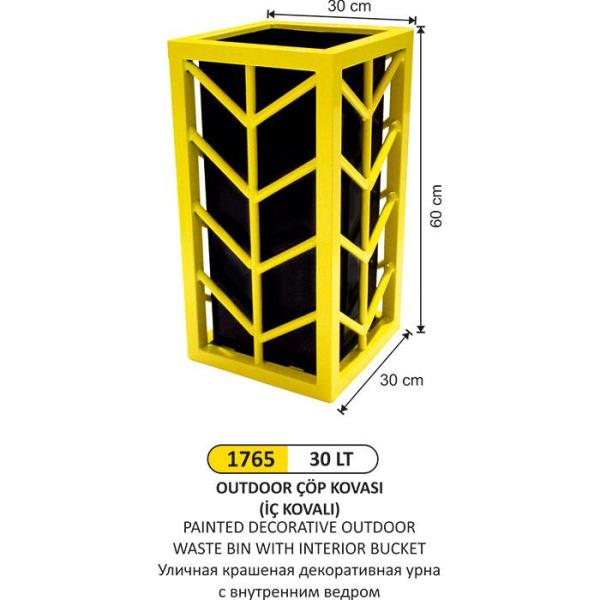 30 LT OUTDOOR ÇÖP KOVASI İÇ KOVALI