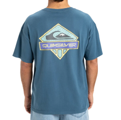 Quiksilver Gh Qs Crystal Jet Erkek Mavi Günlük Stil T-Shirt
