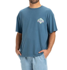 Quiksilver Gh Qs Crystal Jet Erkek Mavi Günlük Stil T-Shirt